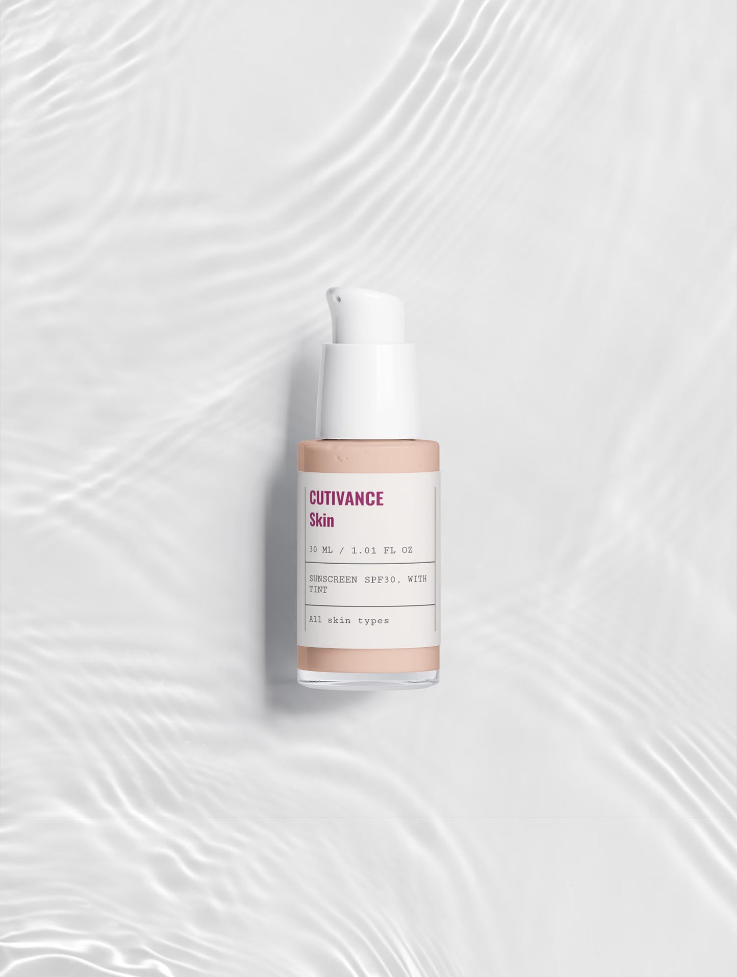 Sunscreen SPF30, with tint